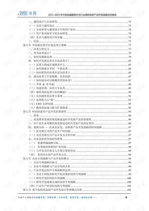 2021 2025年中国金融服务外包行业调研及新产品开发战略咨询报告.pdf